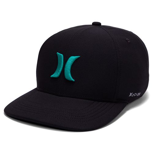 Bone Juvenil Hurley Icon Preto Verde-HYAC010553- -1-